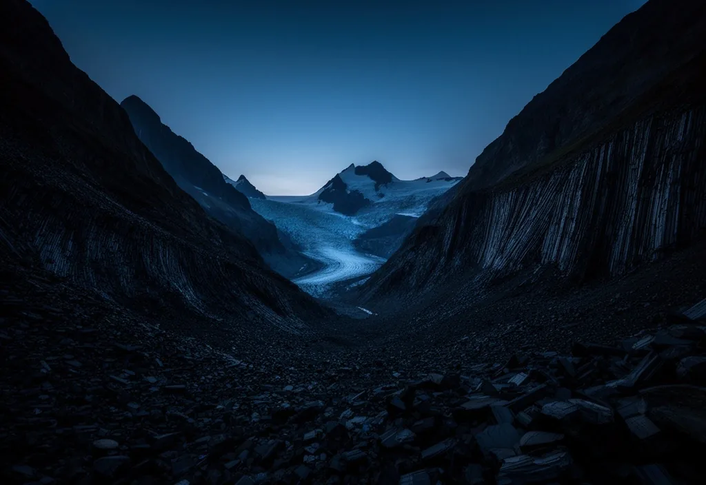 Cordillera al anochecer