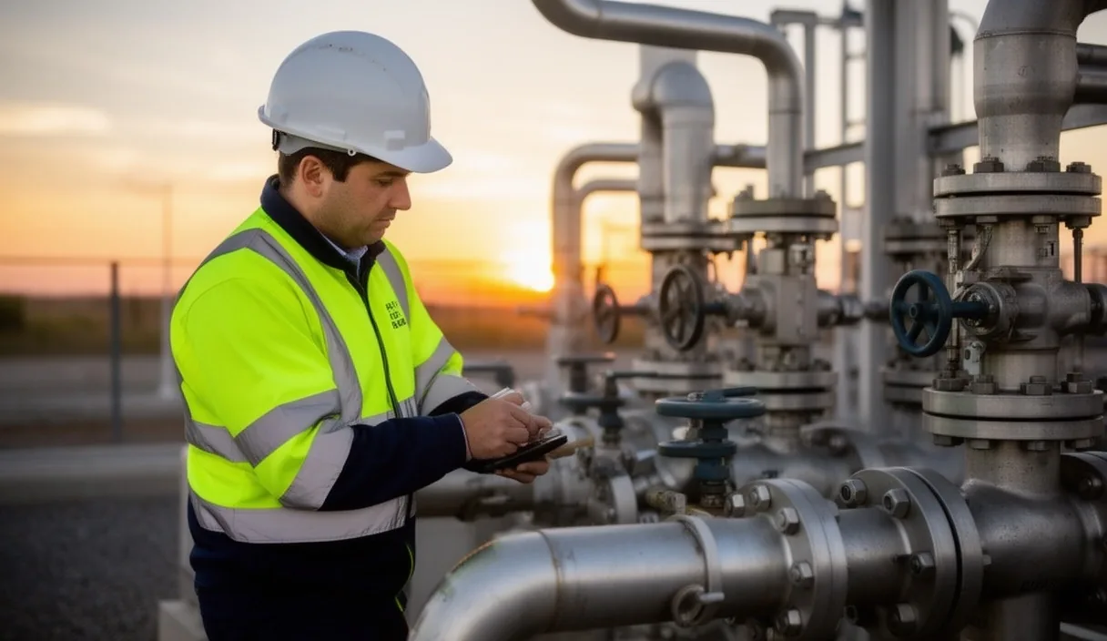 Plataforma de perforación en yacimiento gasífero